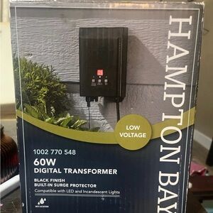 Hampton Bay Black Digital Transformer